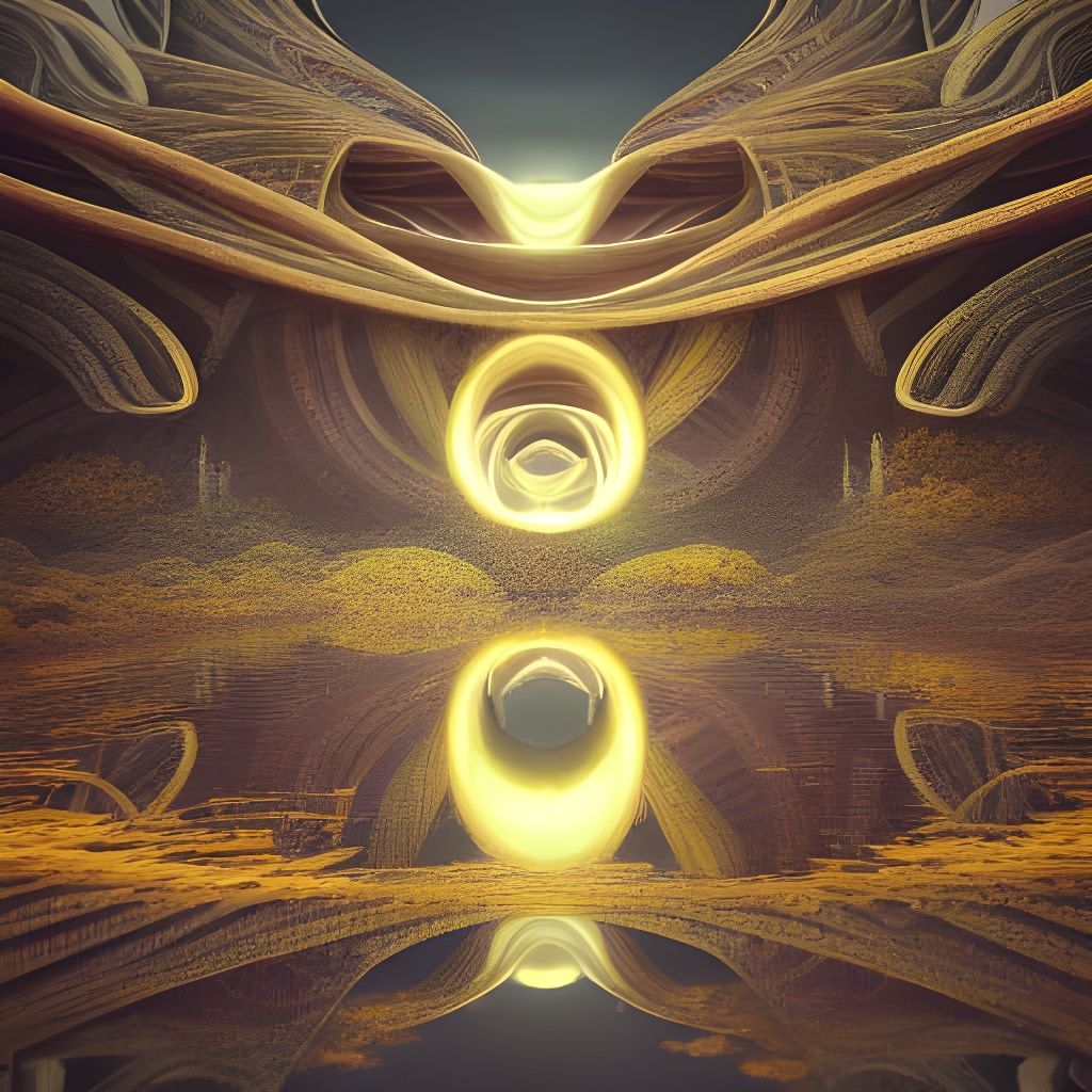 Symmetrical Portal to a Better Place: Digital Art