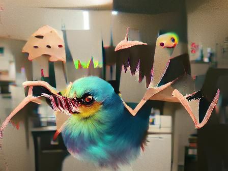 A Fantastical Bird Monster Image