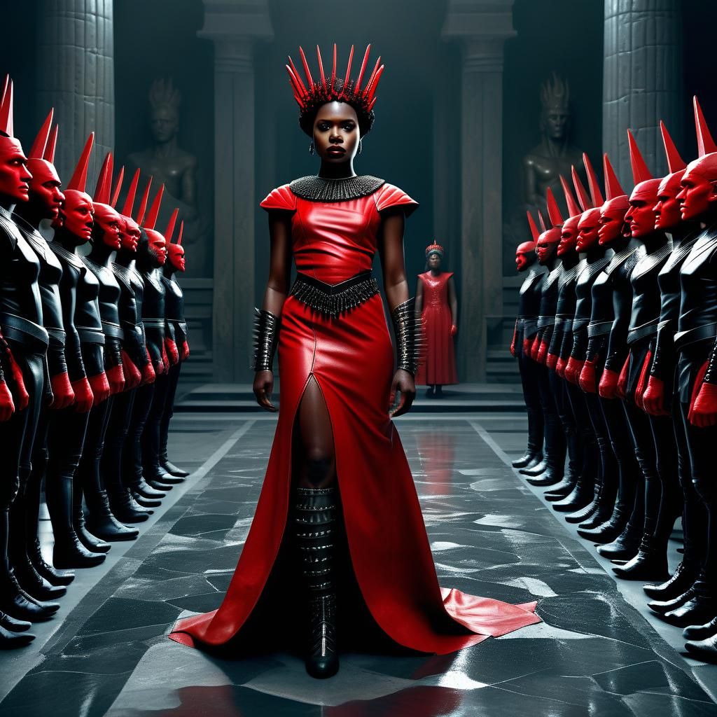 Persephone, Queen of Hades, in Sci-Fi Style