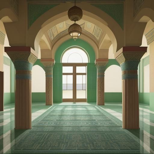 Eclectic Interior Design with Arabic and Roman Elements