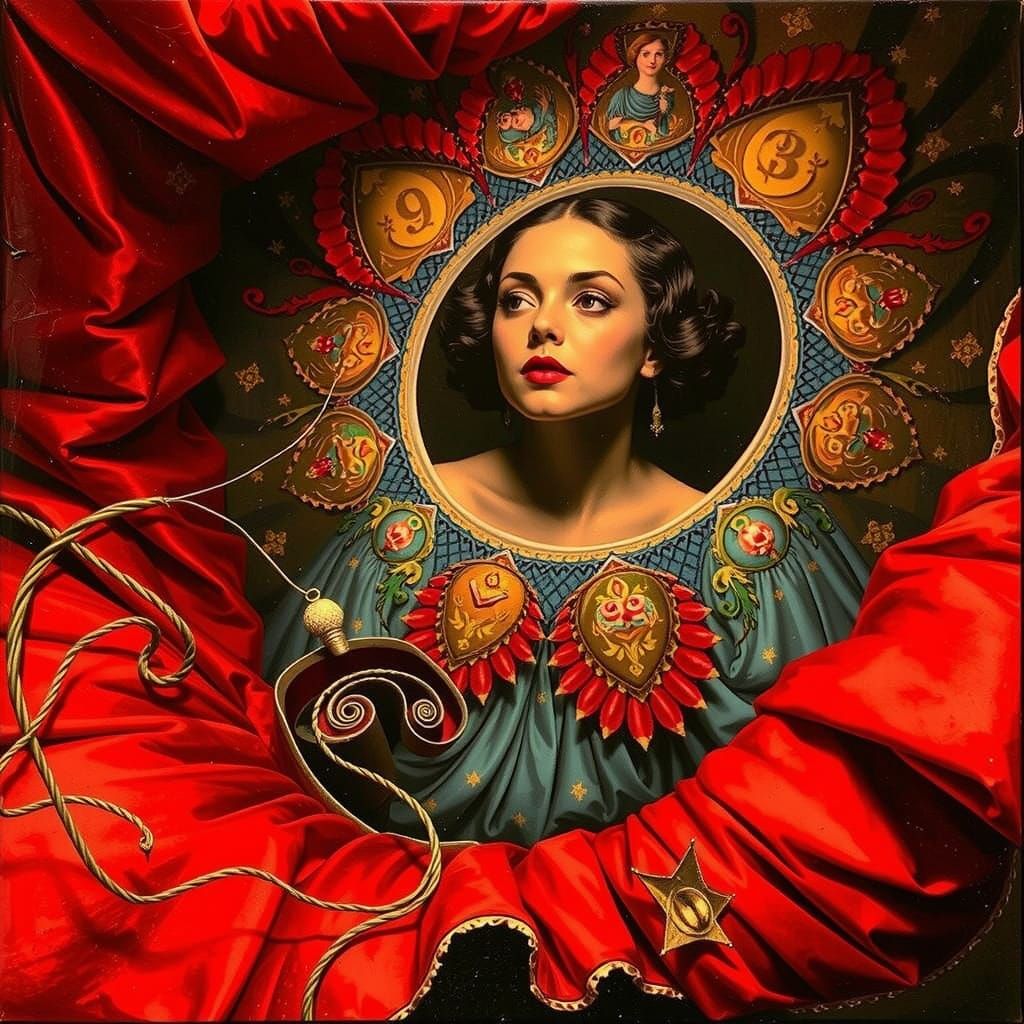 Abstract Swirling Forms in Dynamic Motion