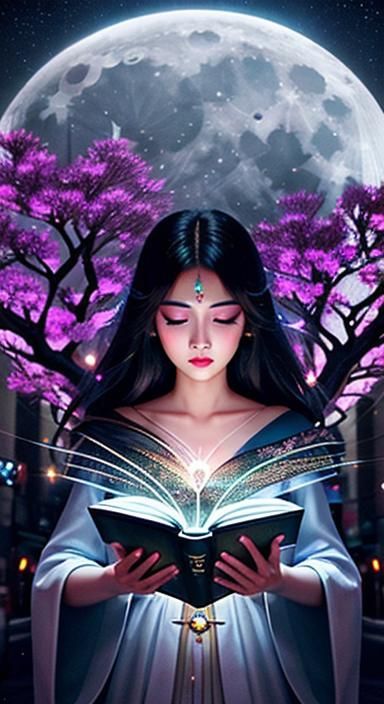 Test DreamShaper v8, Cynthia, the goddress of the moon