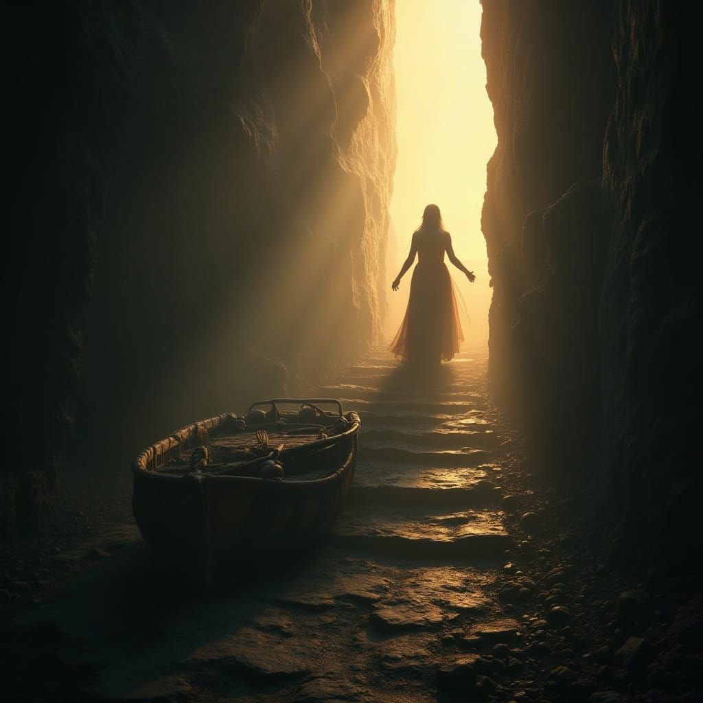 Radiant Light Emerges from Darkness