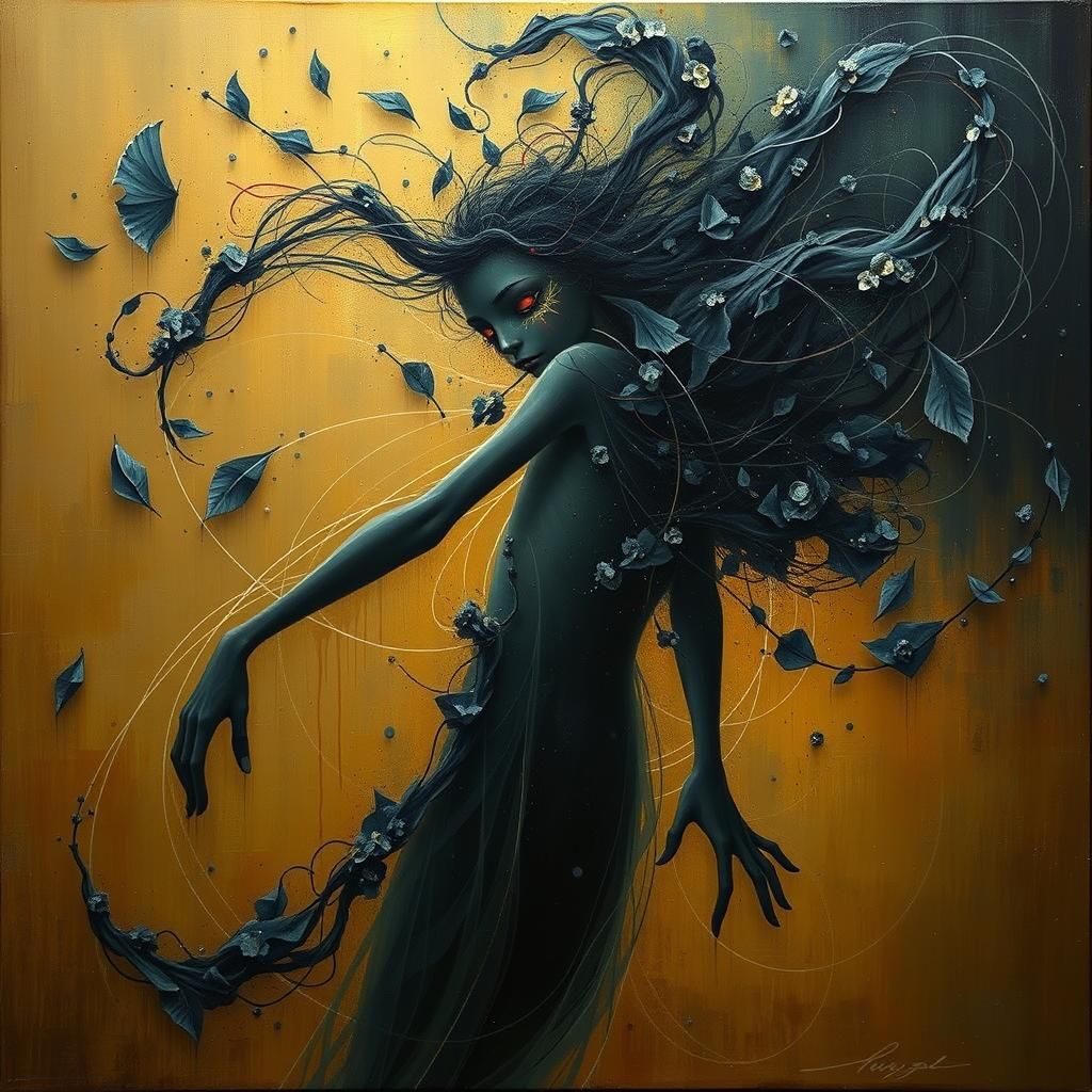 Ethereal Being: An Abstract Emotional Landscape