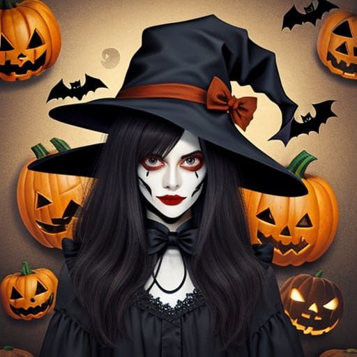 Spooky Halloween Night Scene