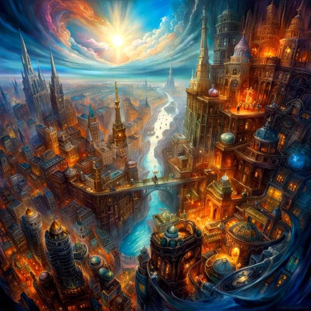 Fantasy Ethereal City
