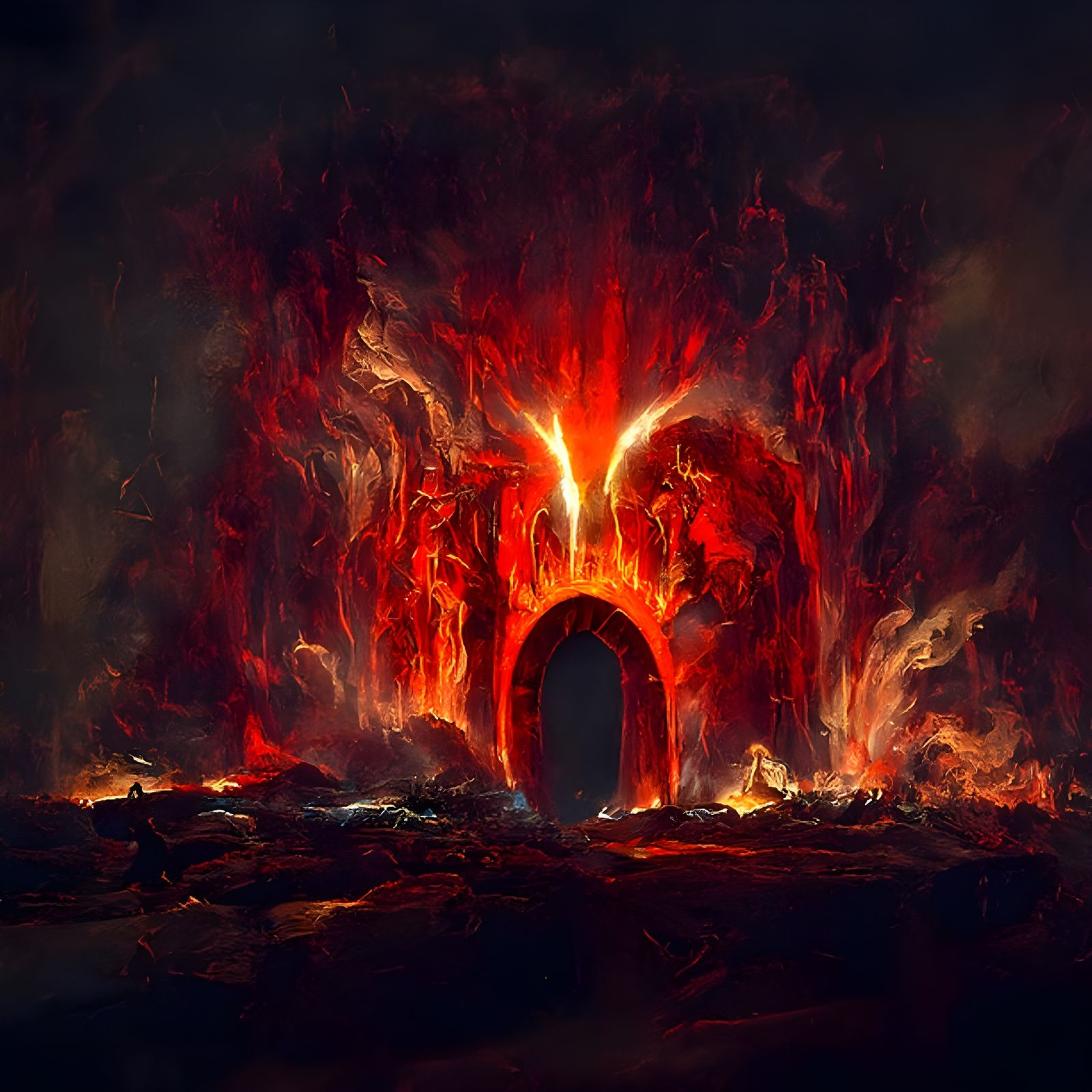 Hellish Arcane Portal of Raging Flames