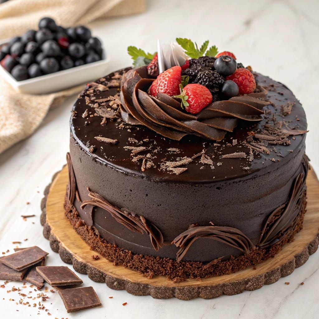 Hyper Realistic Chocolate Cake Masterpiece