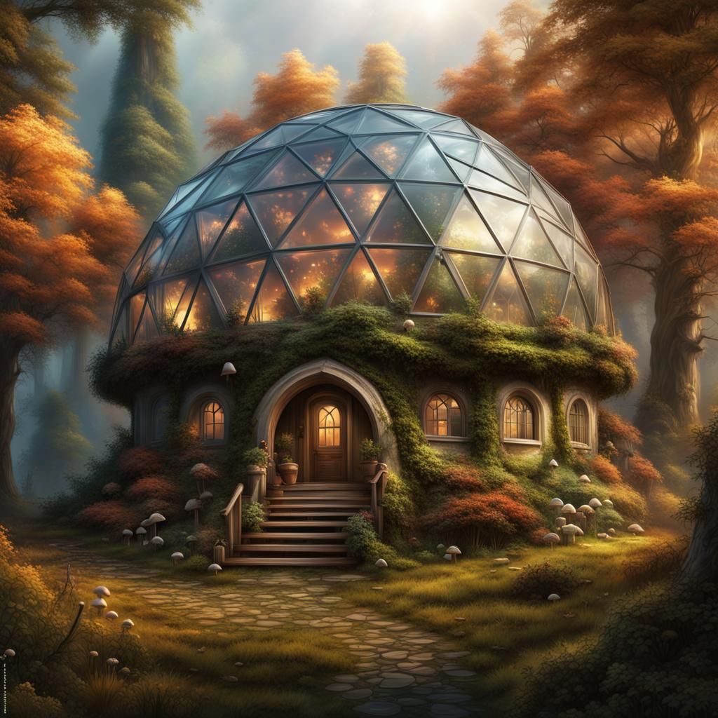 Geodesic Dome Home in Enchanted Forest