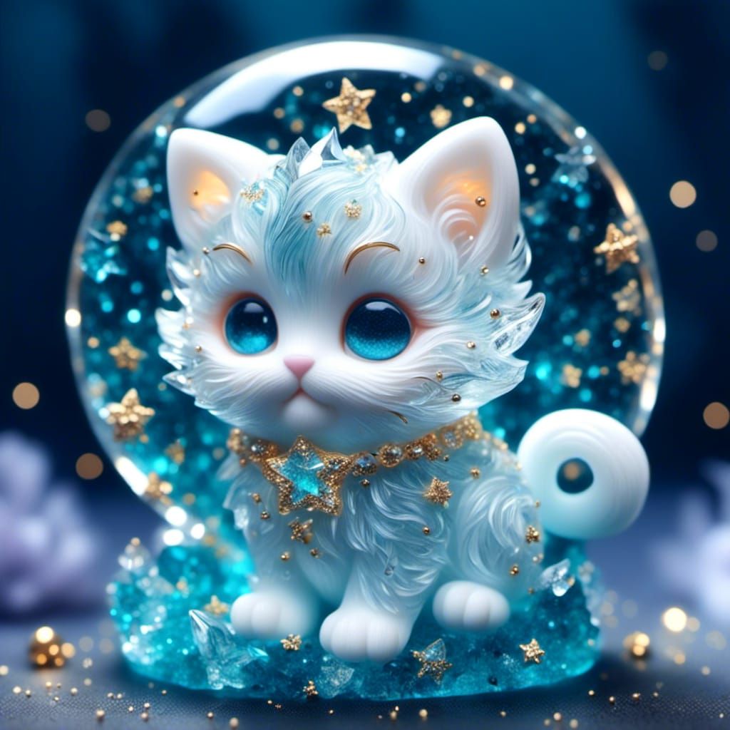 mystical prismic kitten