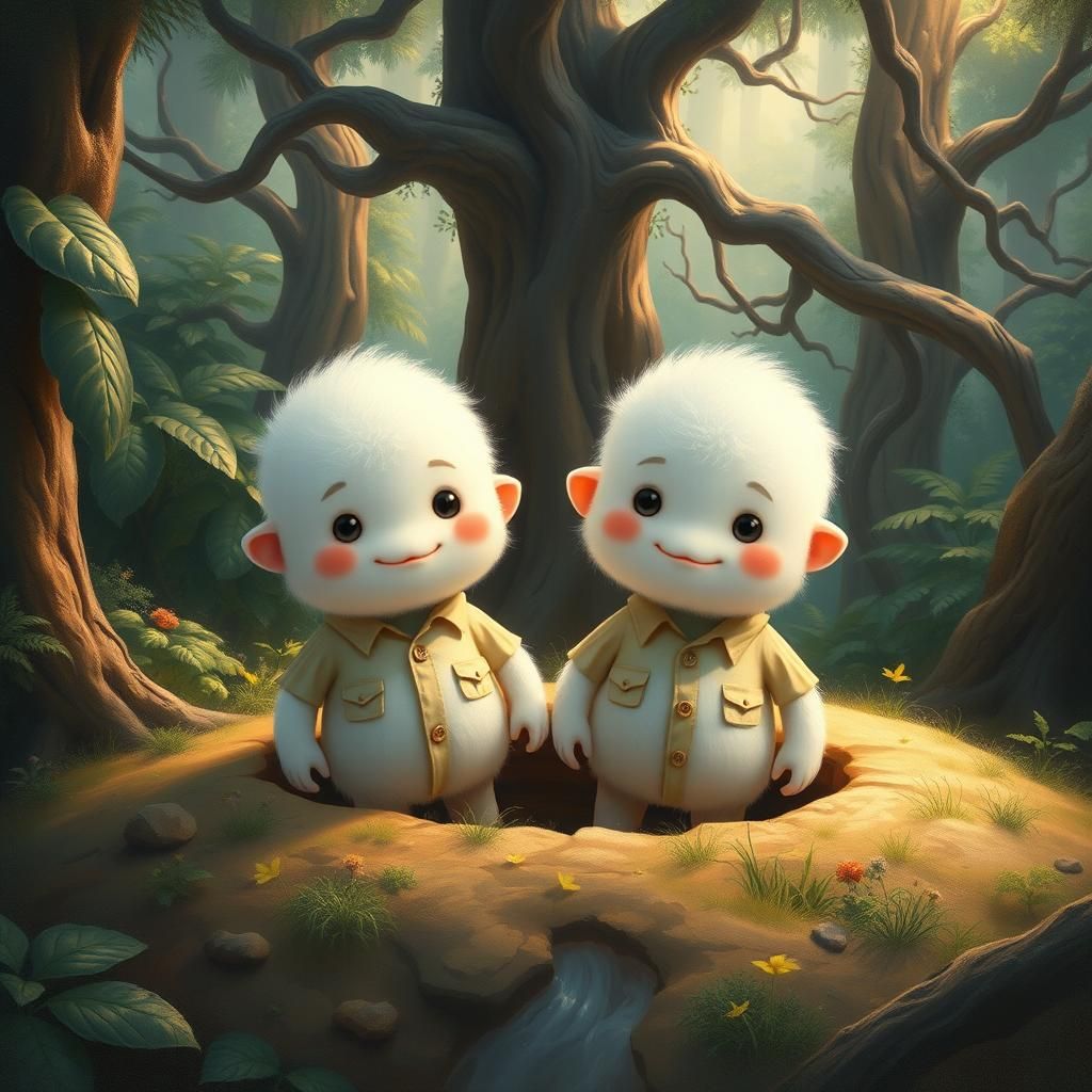 Foamy Monster Brothers in Fantasy Forest