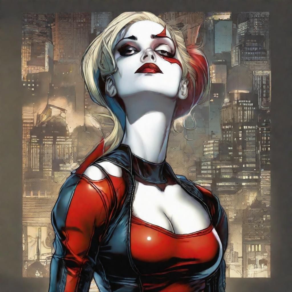 Harley Quinn Comic Book Art