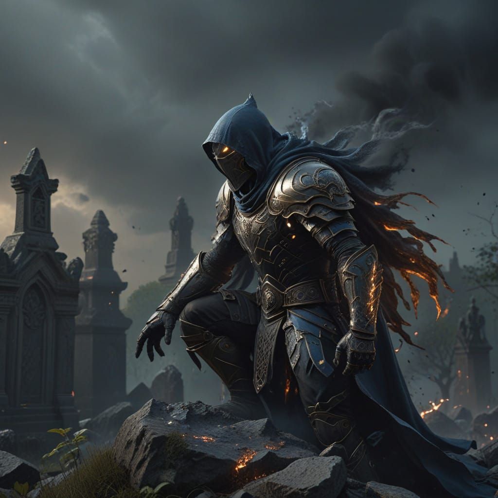 Medieval Hero Unleashes Fury in Central Park Cemetery