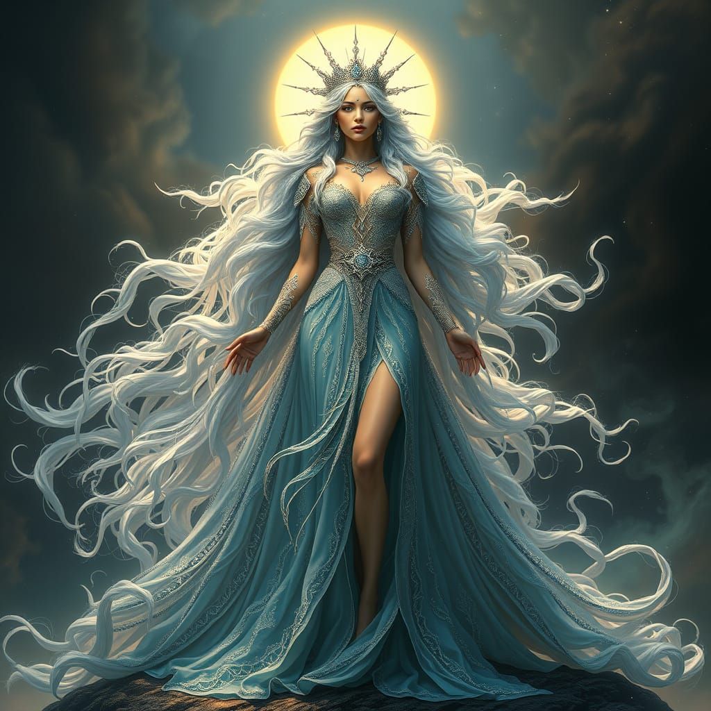 Goddess of the Elements Exudes Balance and Power