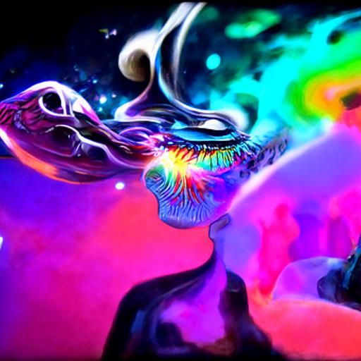 Psychedelic Astral Cosmic Illustration in 8k
