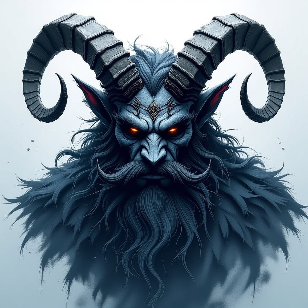 Krampus: Traditional Alpine Demon Concept Art