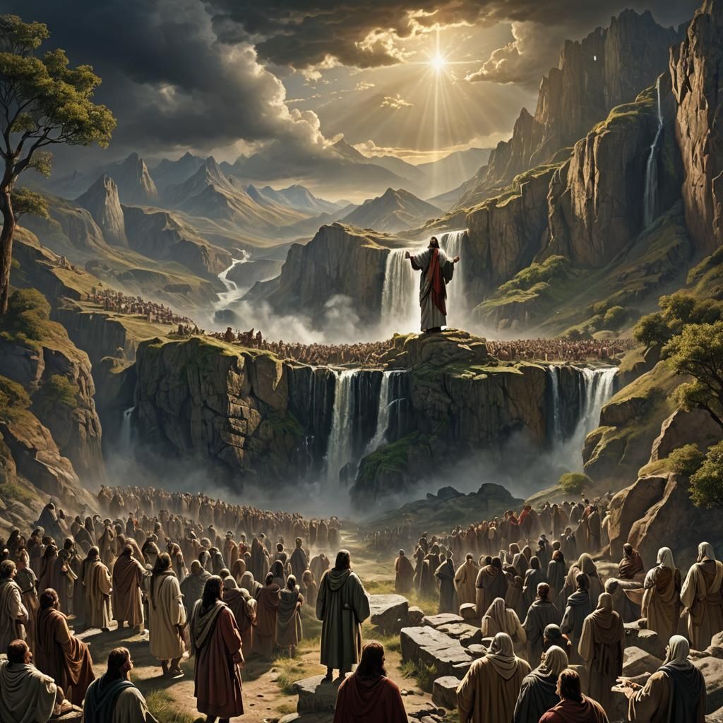 Jesus Christ Matte Painting in Unreal Engine 5