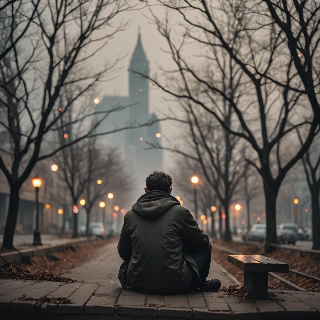 Dystopian Loneliness in Professional Photography Style