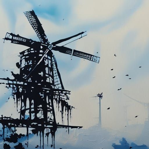 abstract windmill