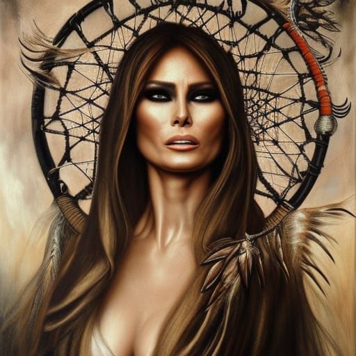Melania Trump in Dreamcatcher, Digital Art