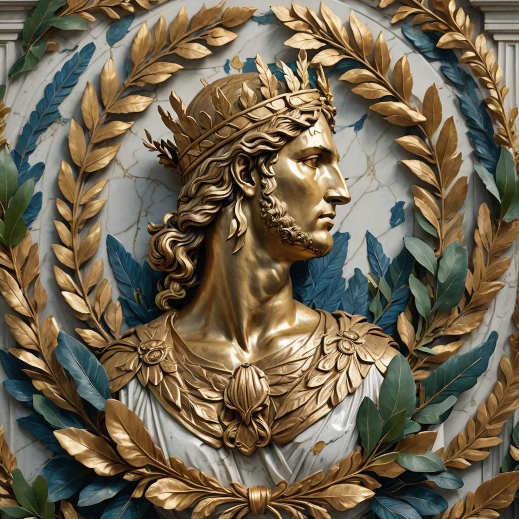 Olympionik Victorious in Ancient Greece: A Matte Painting