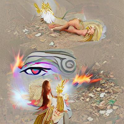 AI Generated Image of a Goddess