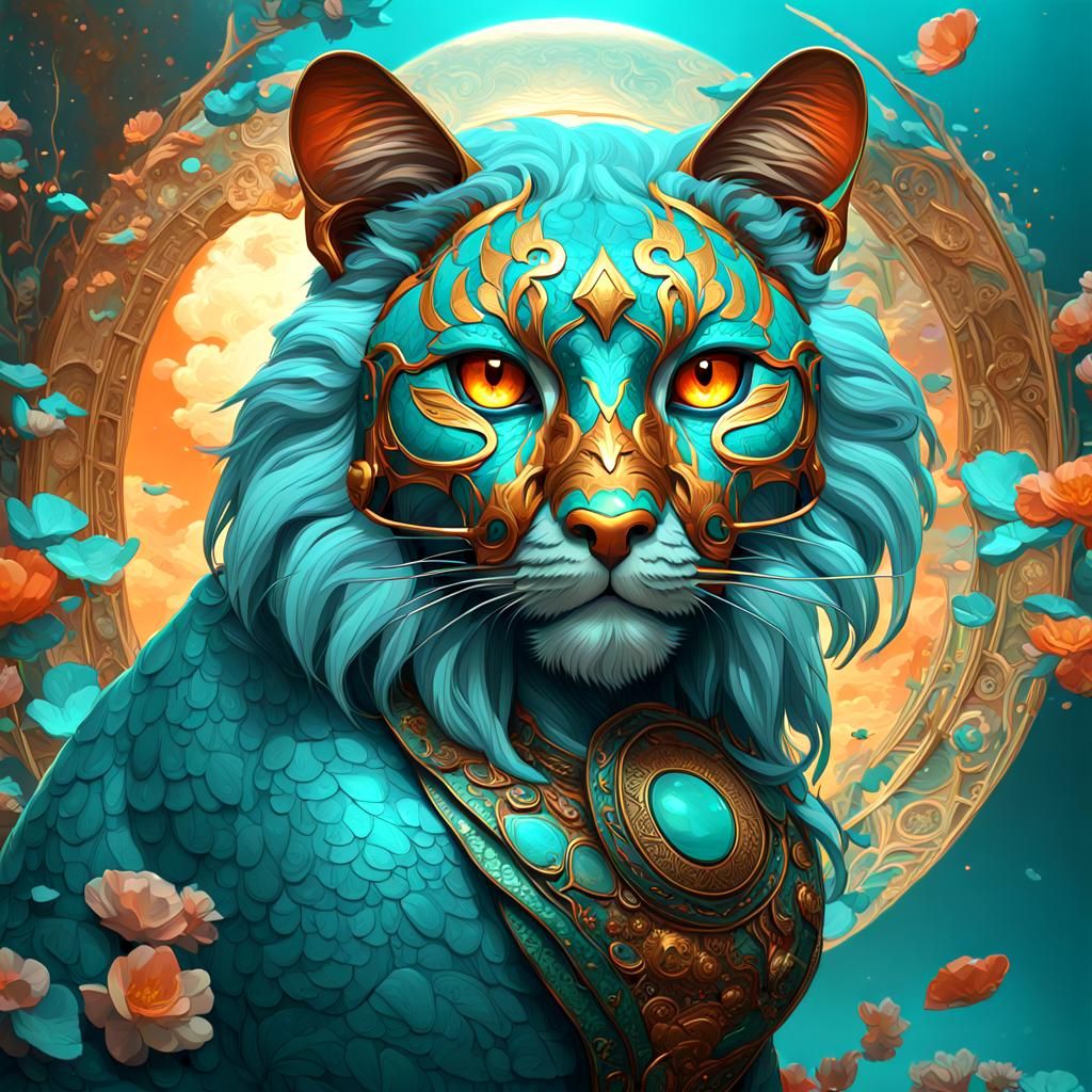 Opal Cat Eyes with Psychedelic Reflections