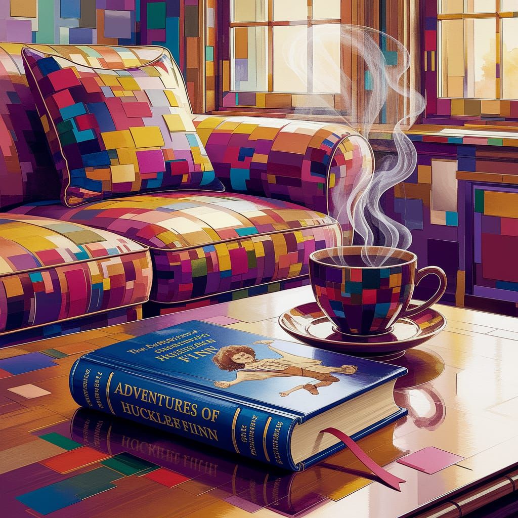 A good book and a cup of coffee