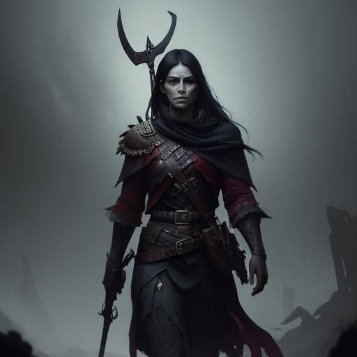 Red Velvet Tomahawk Axe with Golden Accents