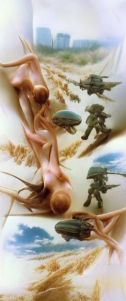 Dreamy Sci-Fi Photo in 70s Style