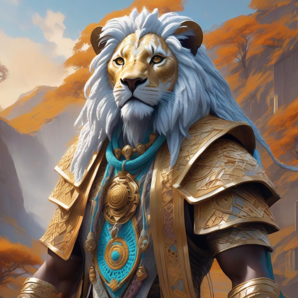 Ajani Goldmane from Magic the Gathering