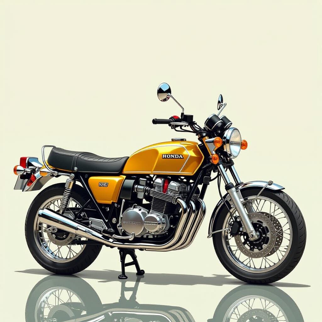 1969 Honda CB750 Four in Candy Gold: Detailed Profile