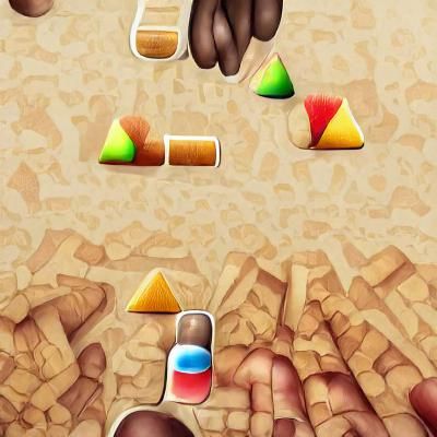 Abstract Geometric Design with Vibrant Colors