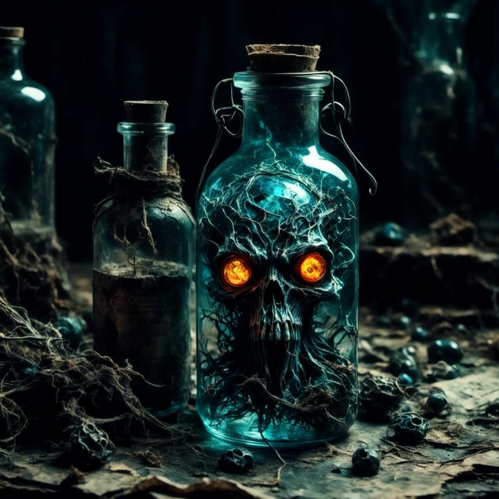 Spectral Macabre: Preserved Human Eyes