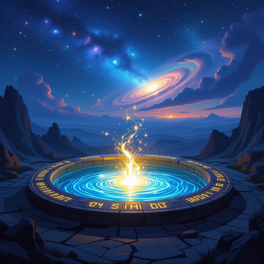 Cybertron's Well of All Sparks: A Digital Rendering