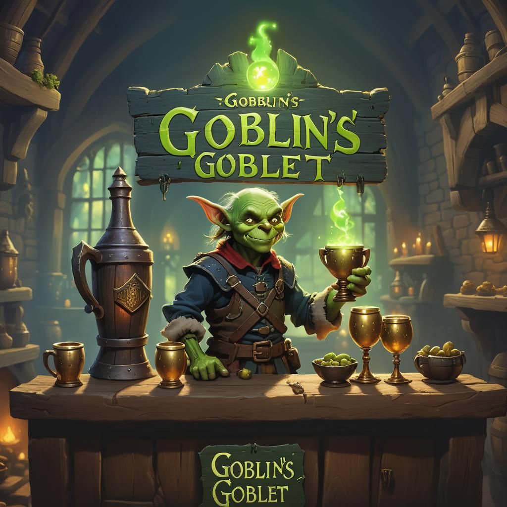 Magical Glowing Tavern: The Goblin's Goblet