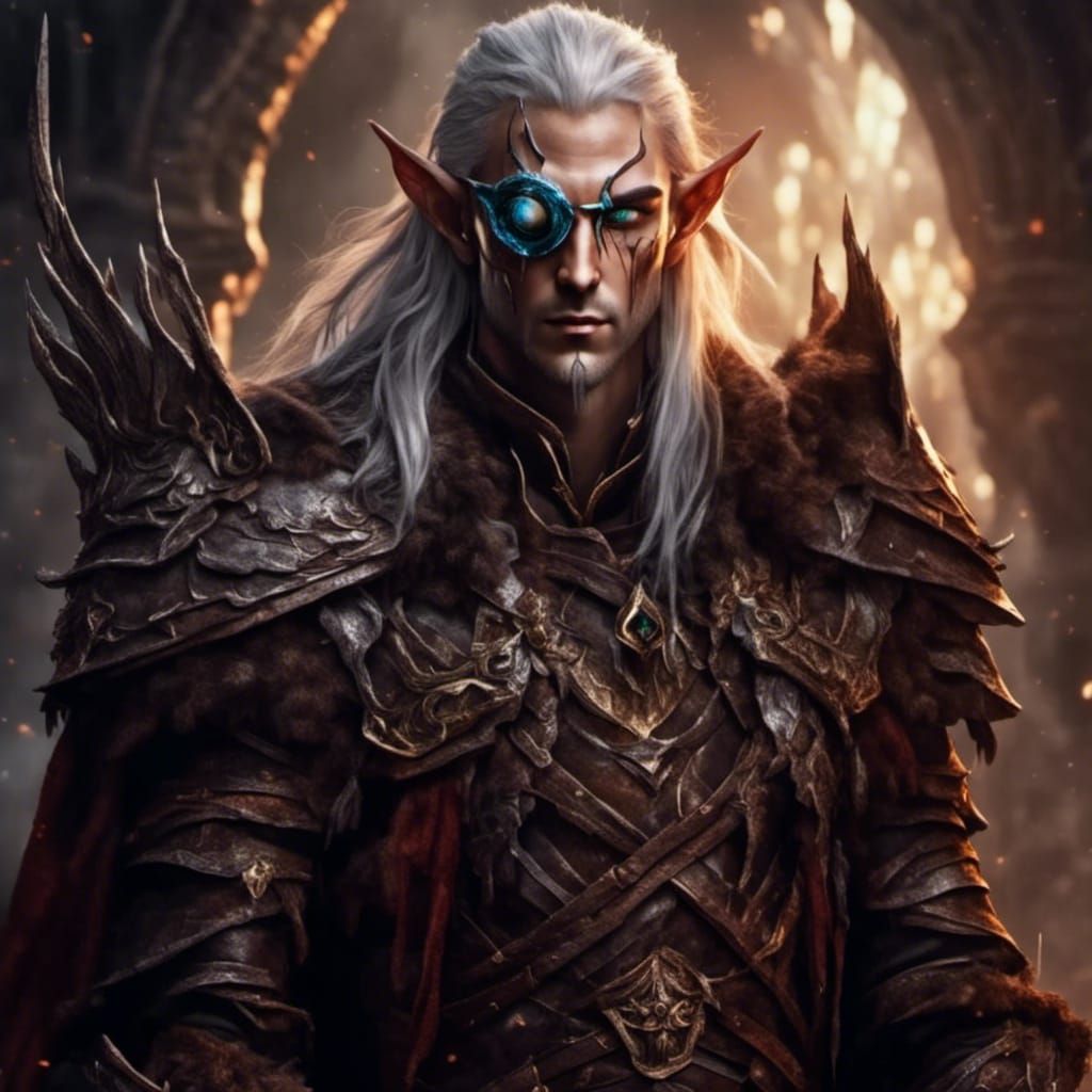 Gritty Hyperreal Photo of Lor'themar Theron