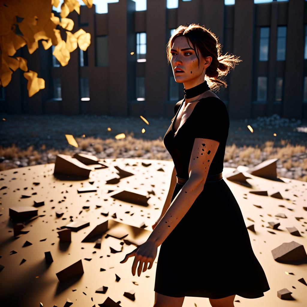 Dynamic 3D Render of Punch Through Drywall