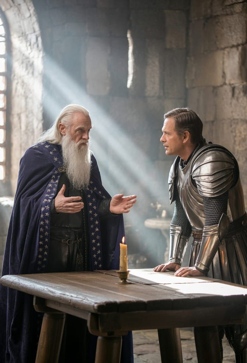 Merlin, Wise Wizard and Advisor to King Arthur