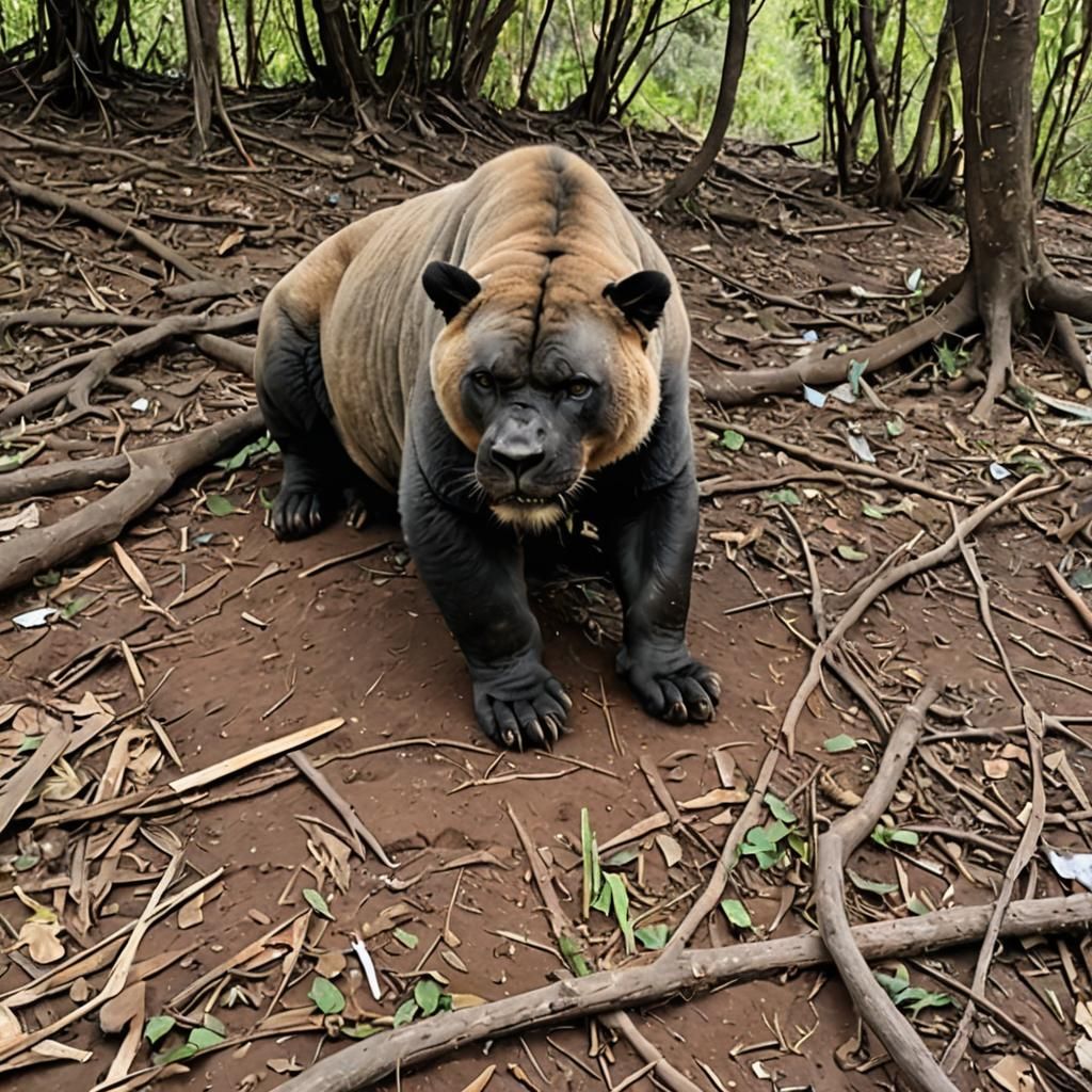 Dark Knight with Flaming Scythe and Shining Wings