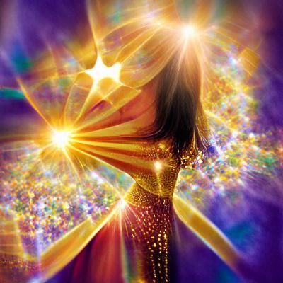 Let it shine, look at the brilliant radiance of the vibratio...