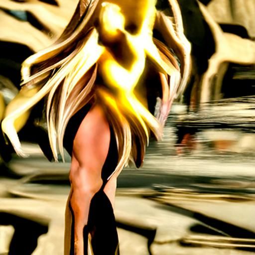 High-Resolution Image of a Confident Woman in Dress