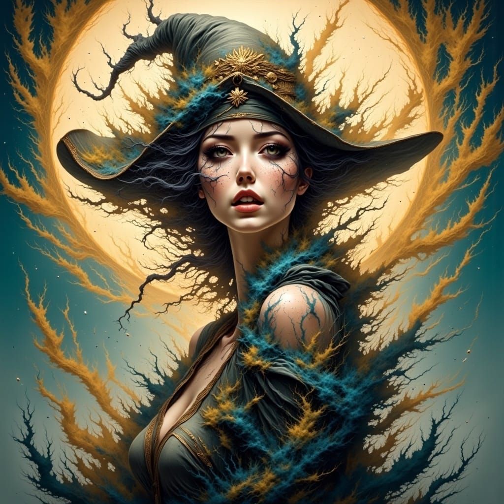 Abstract Portrait with Deep Emotional Feels