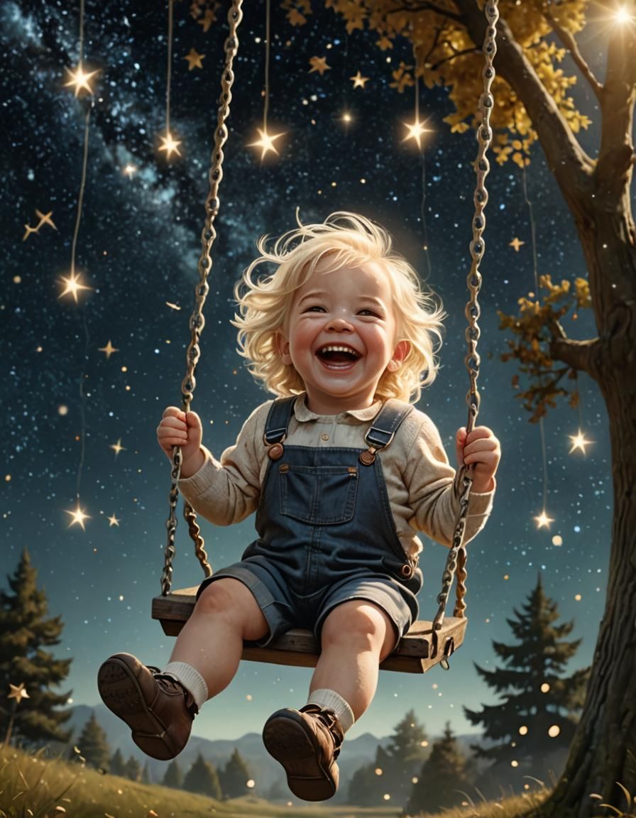 Happiness is a swing