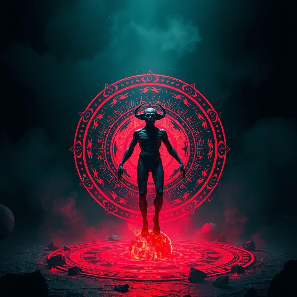 Homunculus Emerges from Crimson Transmutation Circle