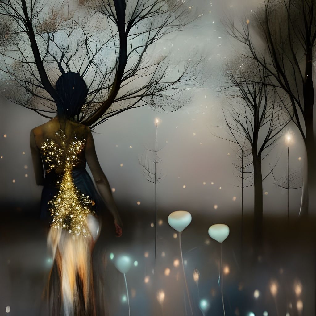 Watercolor Ballerina Double Exposure Collage