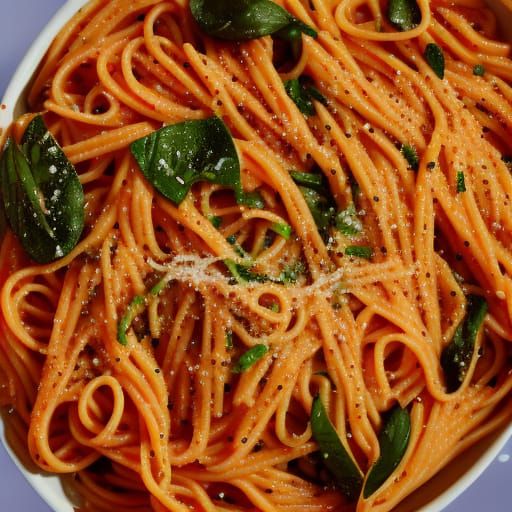 AI-Generated Image of Pasta