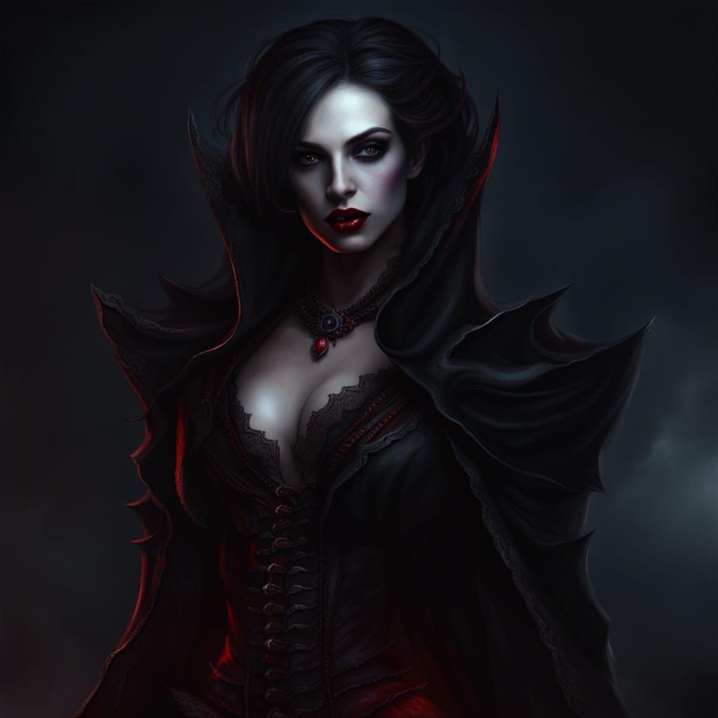 Dark Fantasy Female Vampire