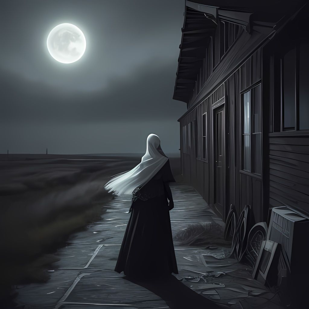 Ghostly Wind Screaming Through Shadowy Nights