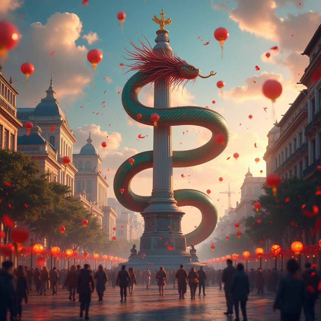 Surreal Chinese New Year Celebration in Buenos Aires